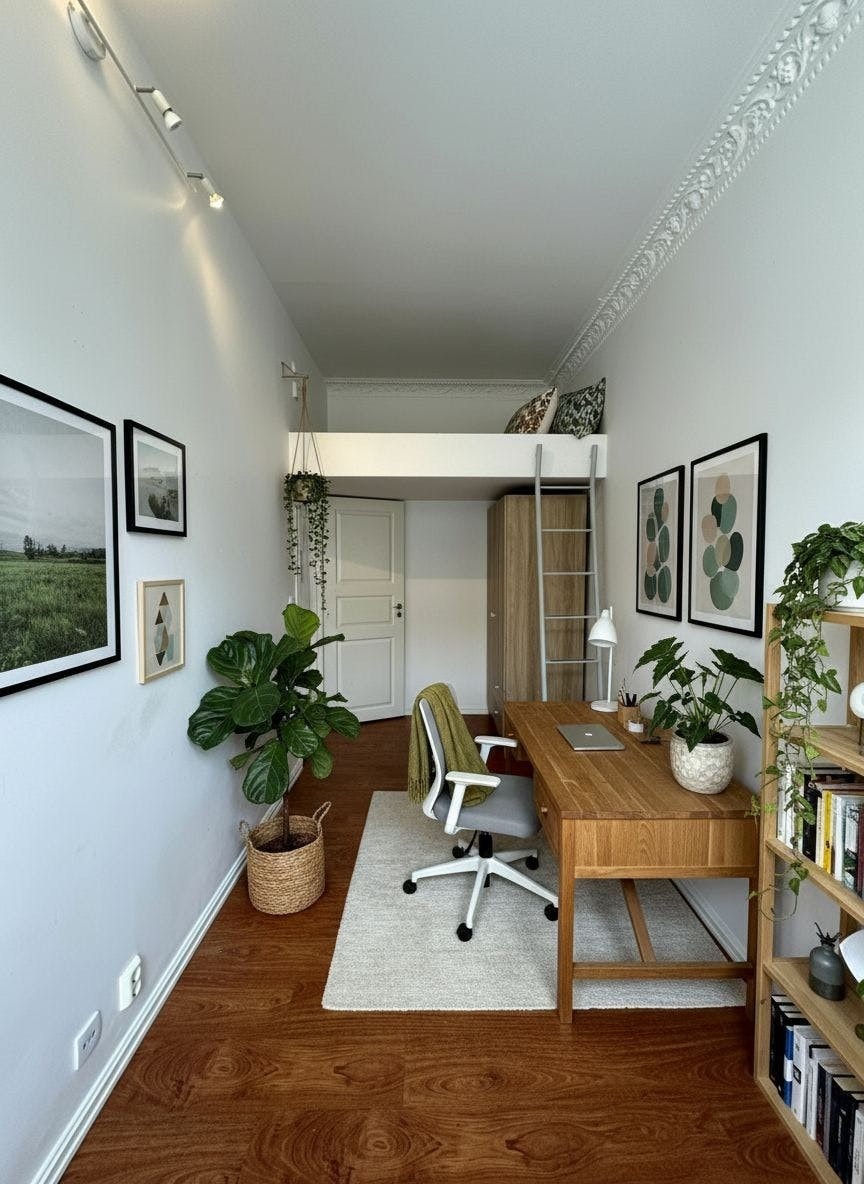 3D redigert bilde av soverom 1 Galleribilde