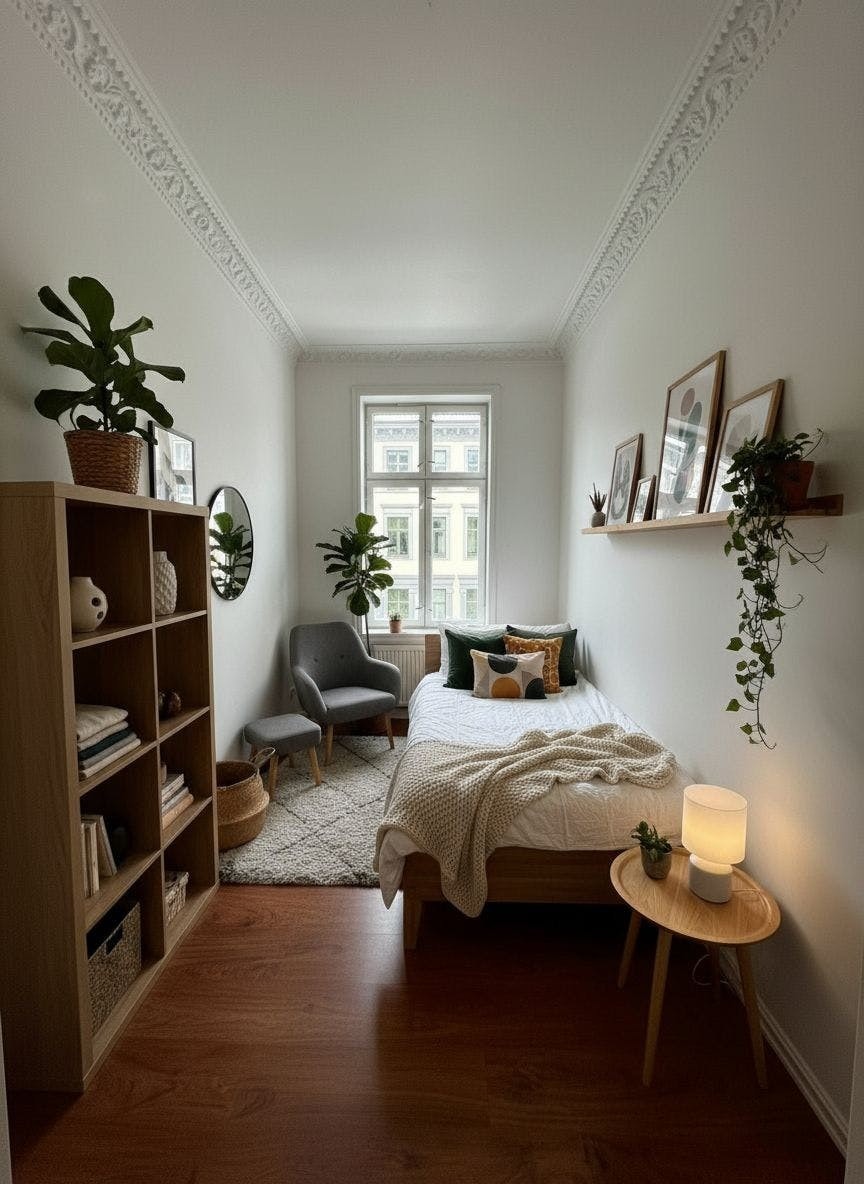 3D redigert bilde av soverom 1 Galleribilde