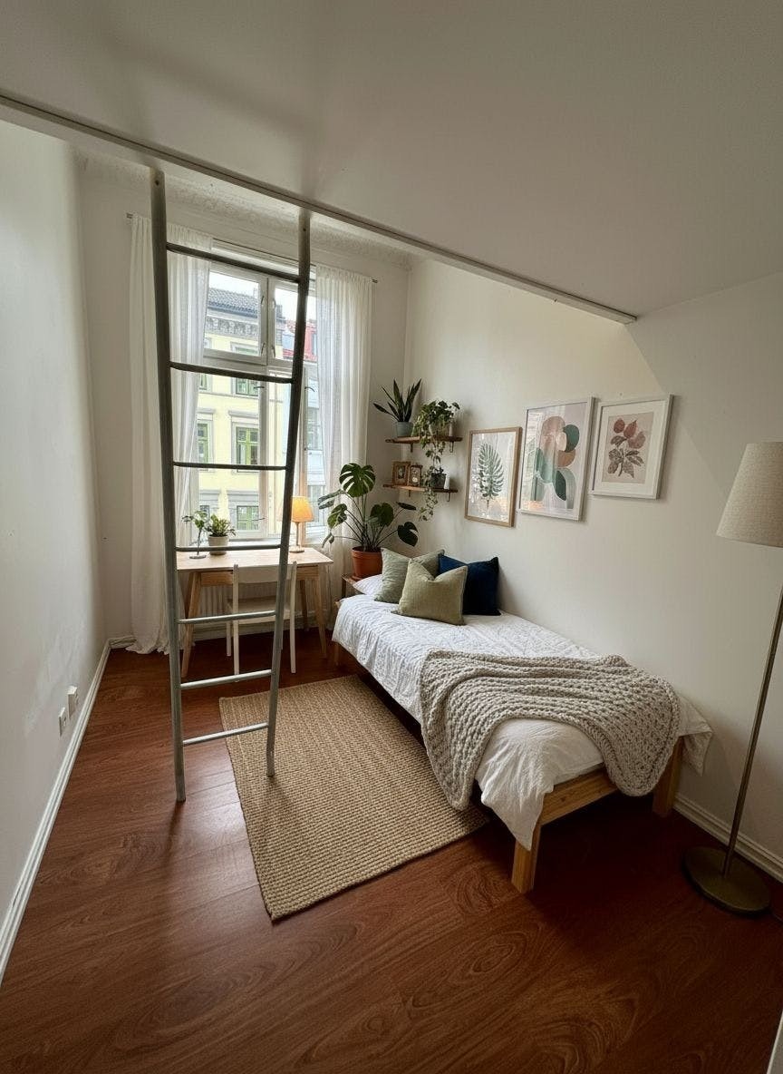 3D redigert bilde av soverom 3 Galleribilde