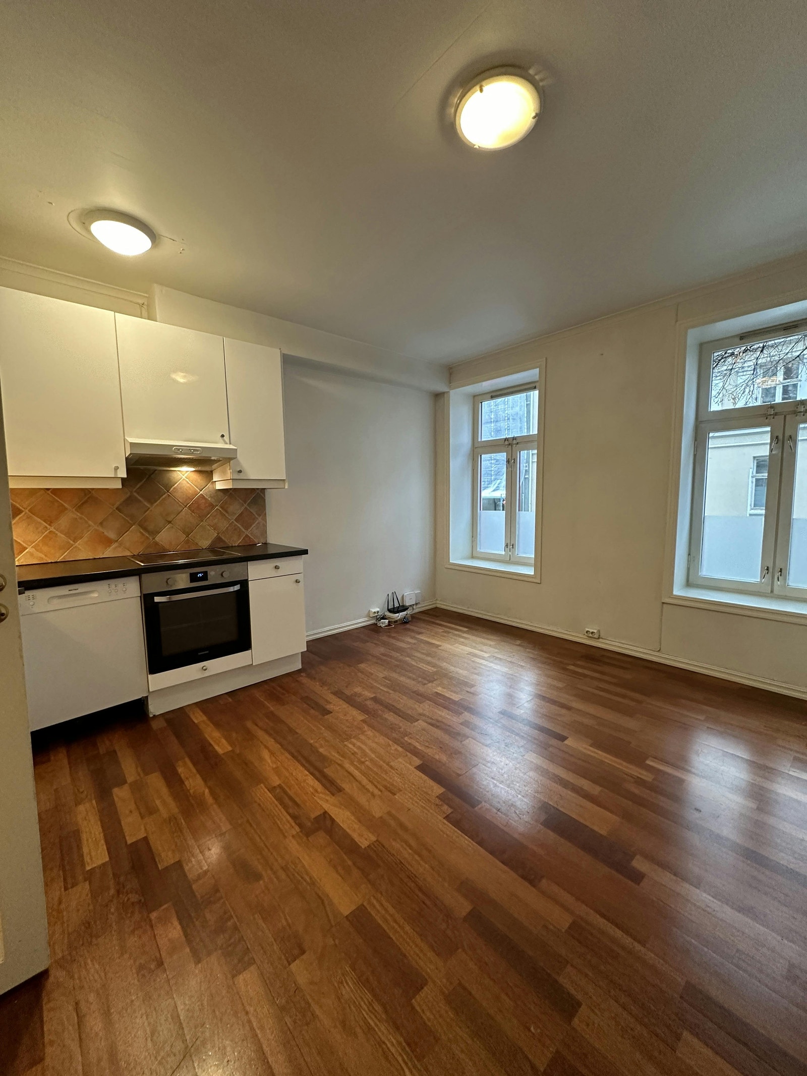 Stue med åpen kjøkken Galleribilde