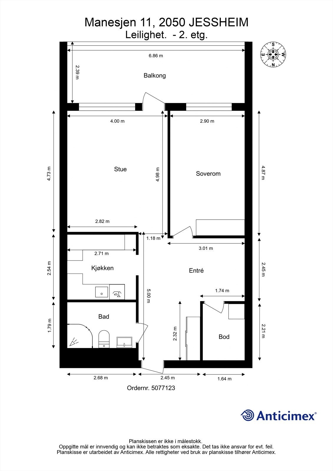 Plantegning Galleribilde