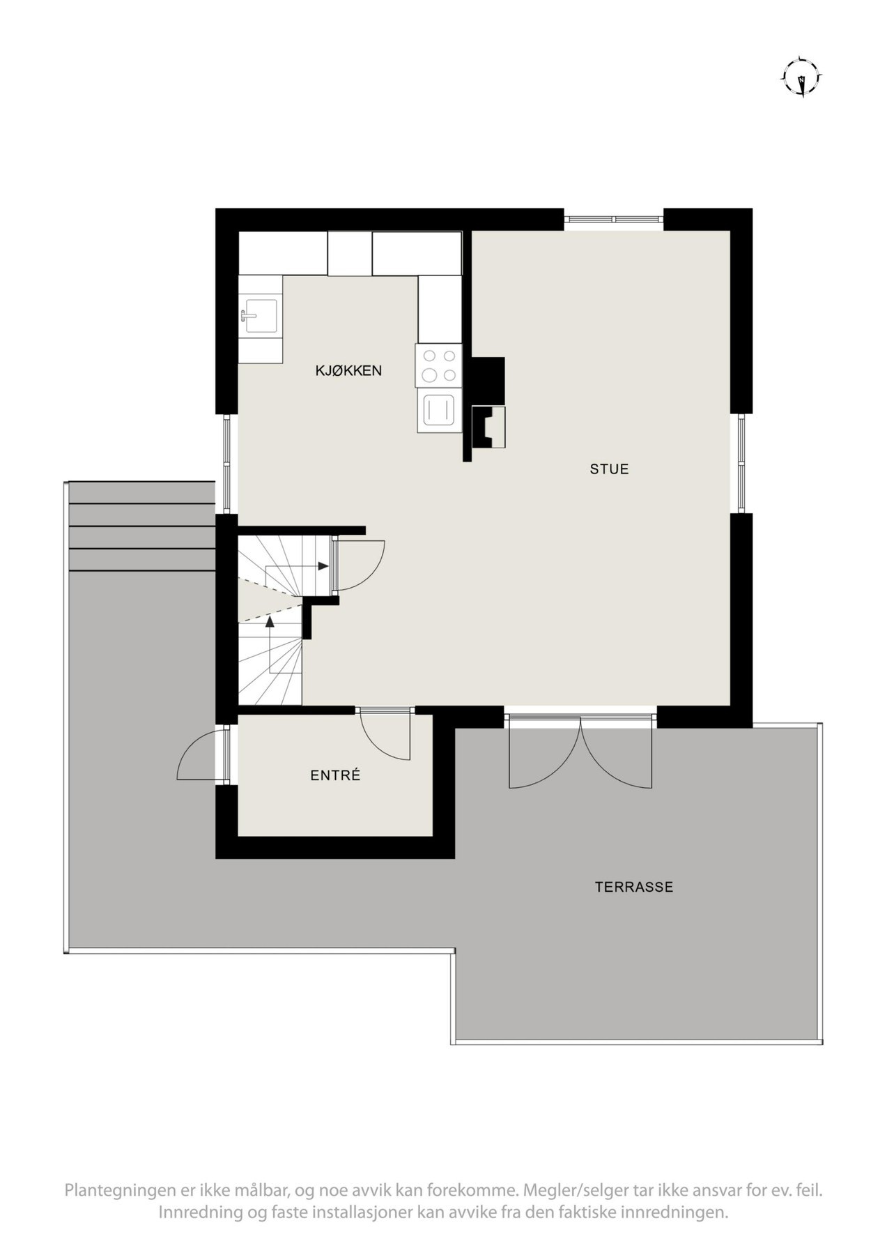 Planløsning 1.etg. Galleribilde