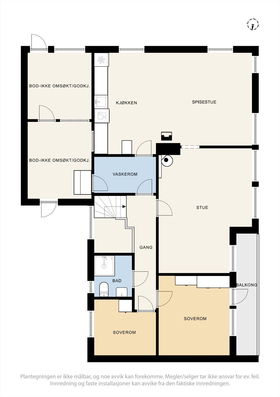 Plantegning 1. etasje. Galleribilde