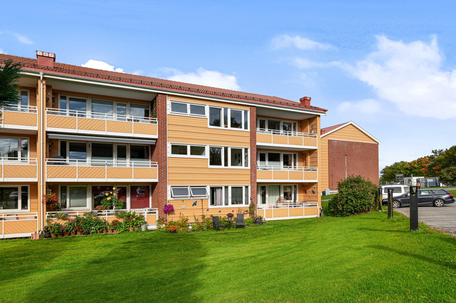 Borettslaget er omkranset av store grøntområder. Galleribilde