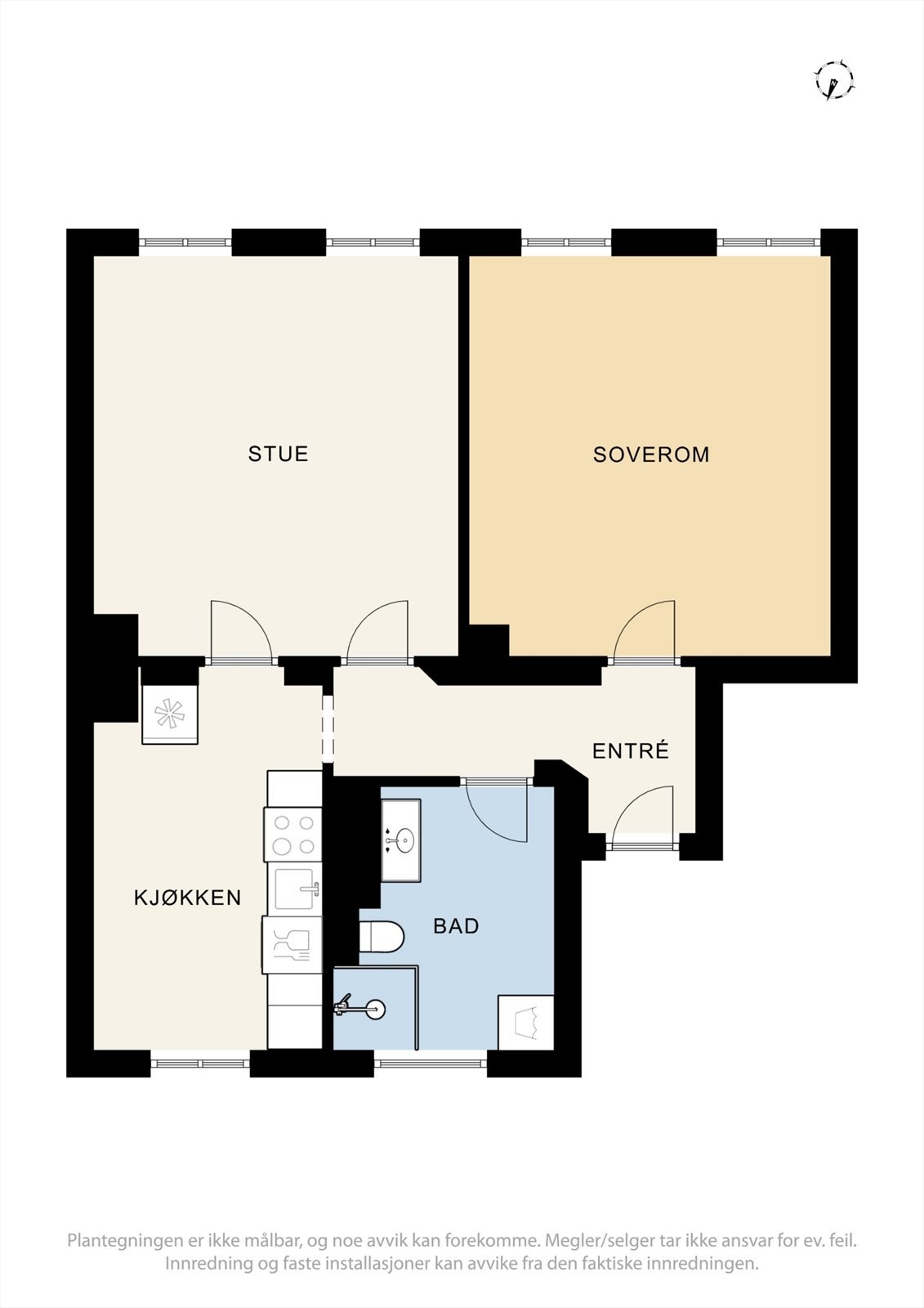 Plantegning. Galleribilde