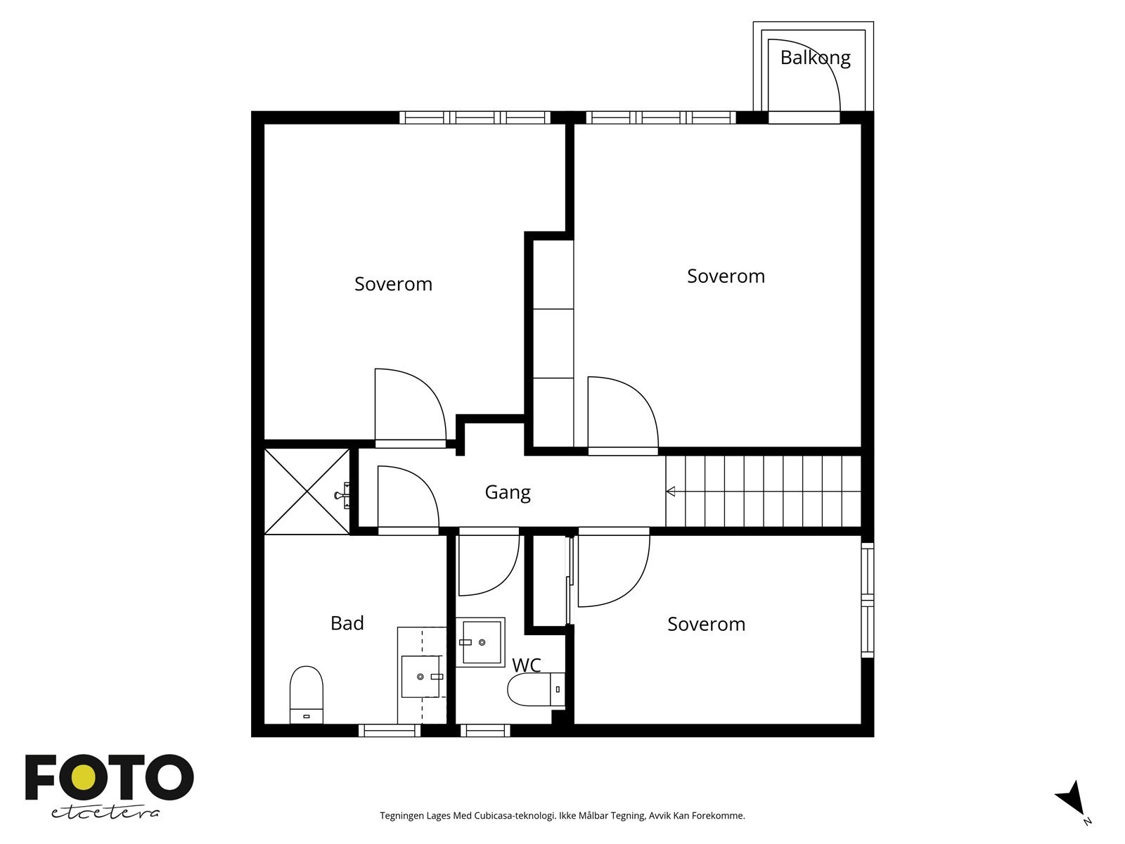 Plantegning 2. etasje Galleribilde