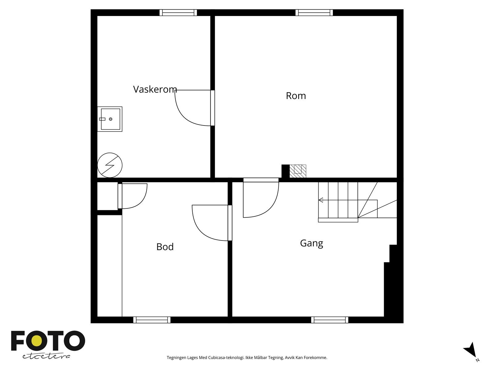 Plantegning kjeller Galleribilde