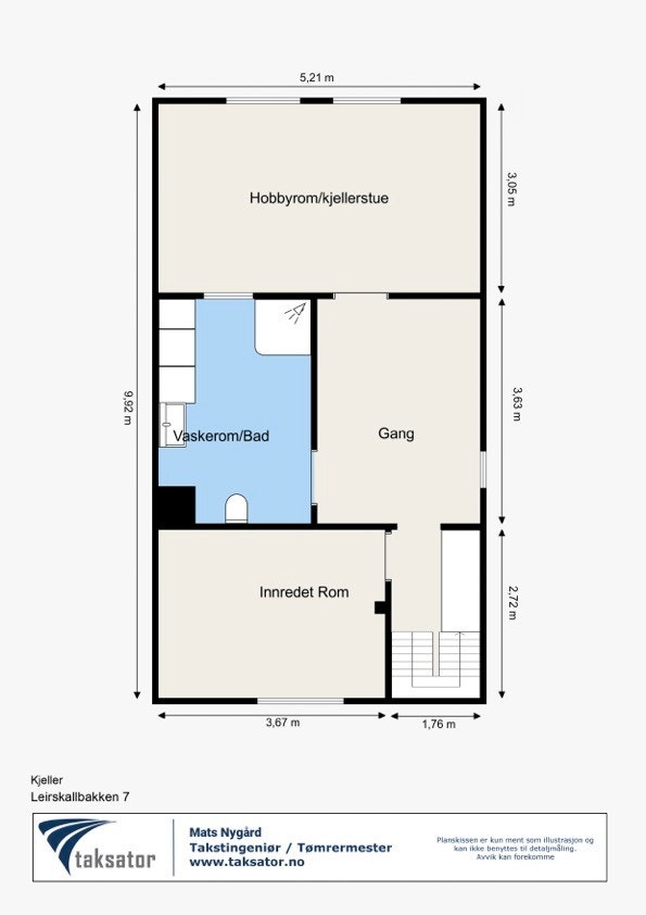 Plantegning underetasje Galleribilde