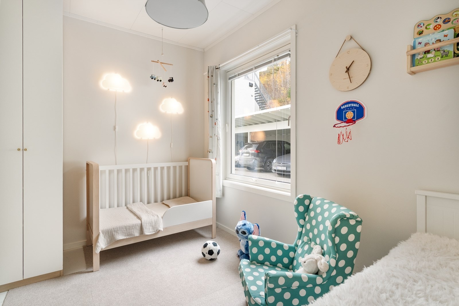 Det andre soverommet er på 7,5 kvm. Galleribilde