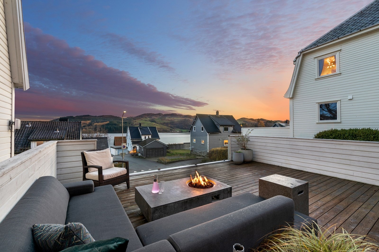 Takterrasse over garasje på 43 kvm Galleribilde