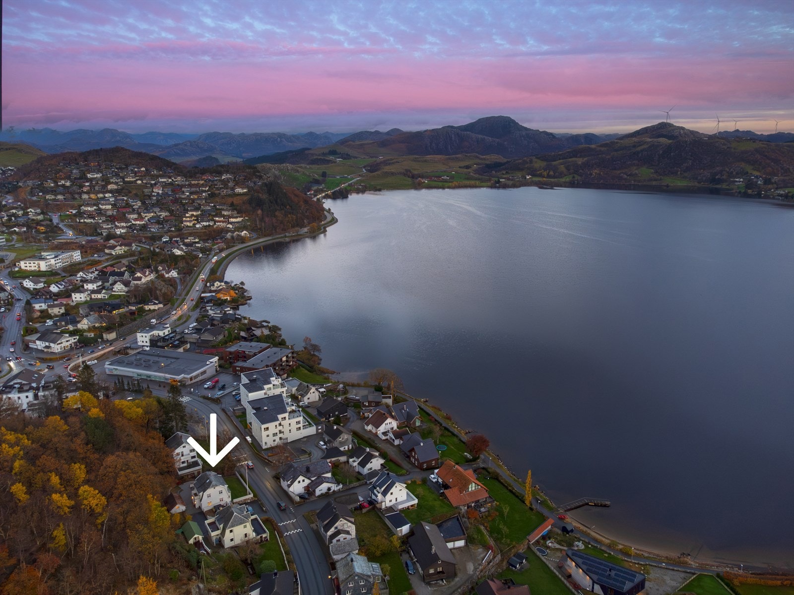 Grenser til friområde og nærhet til vannet Galleribilde