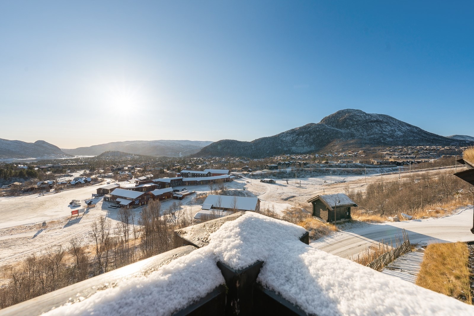 Vid utsikt over Hovden! Solrikt! Galleribilde