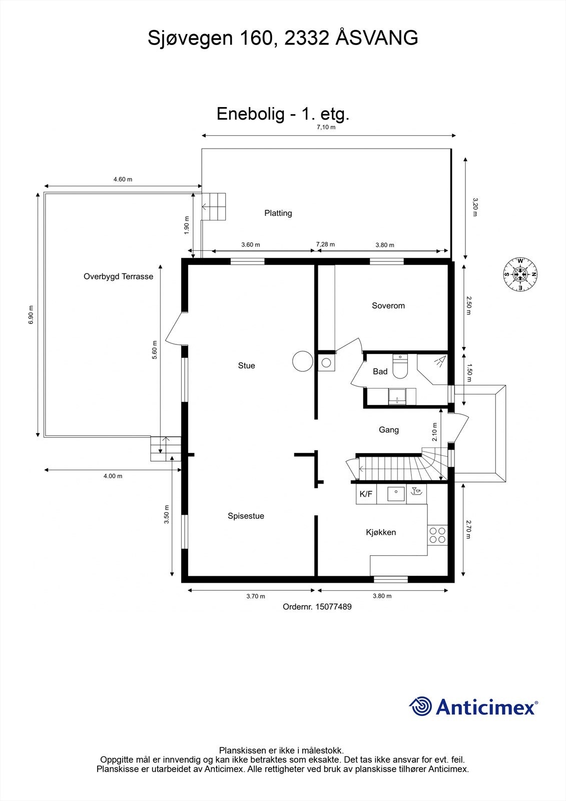Plantegning 1. etasje. Galleribilde