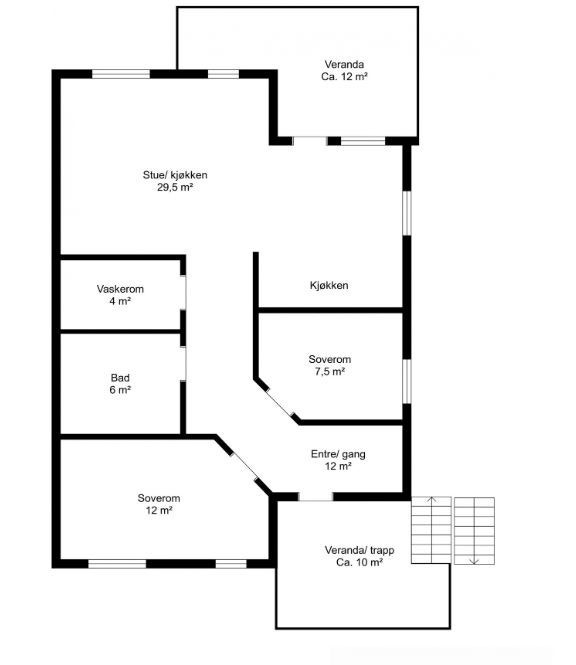 Plantegning Galleribilde