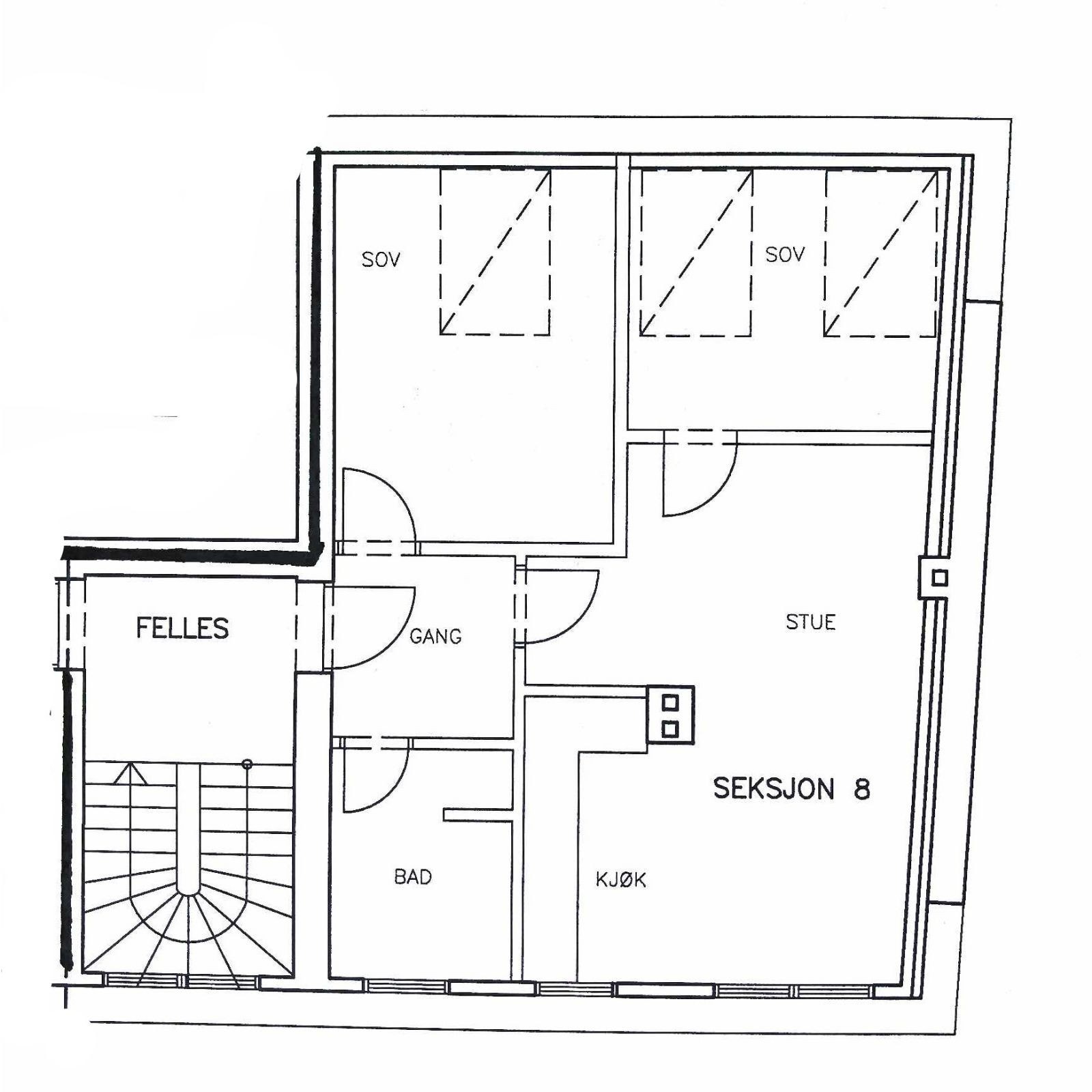 Plantegning Galleribilde
