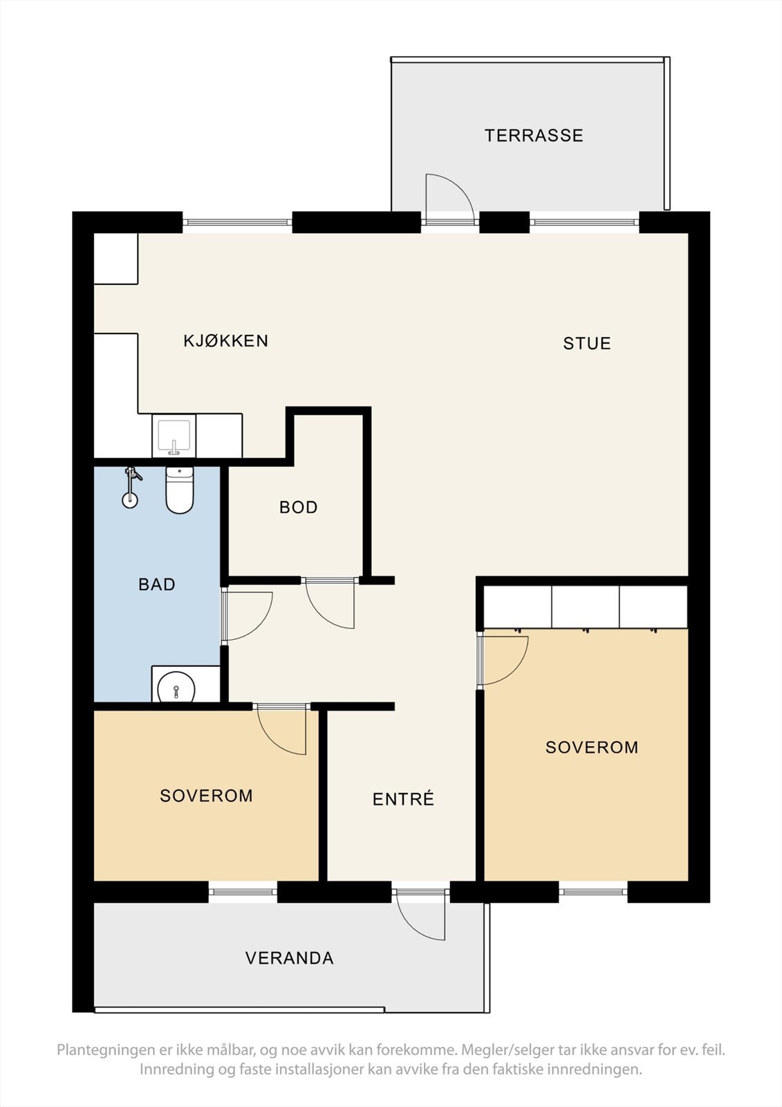 Plantegning Galleribilde