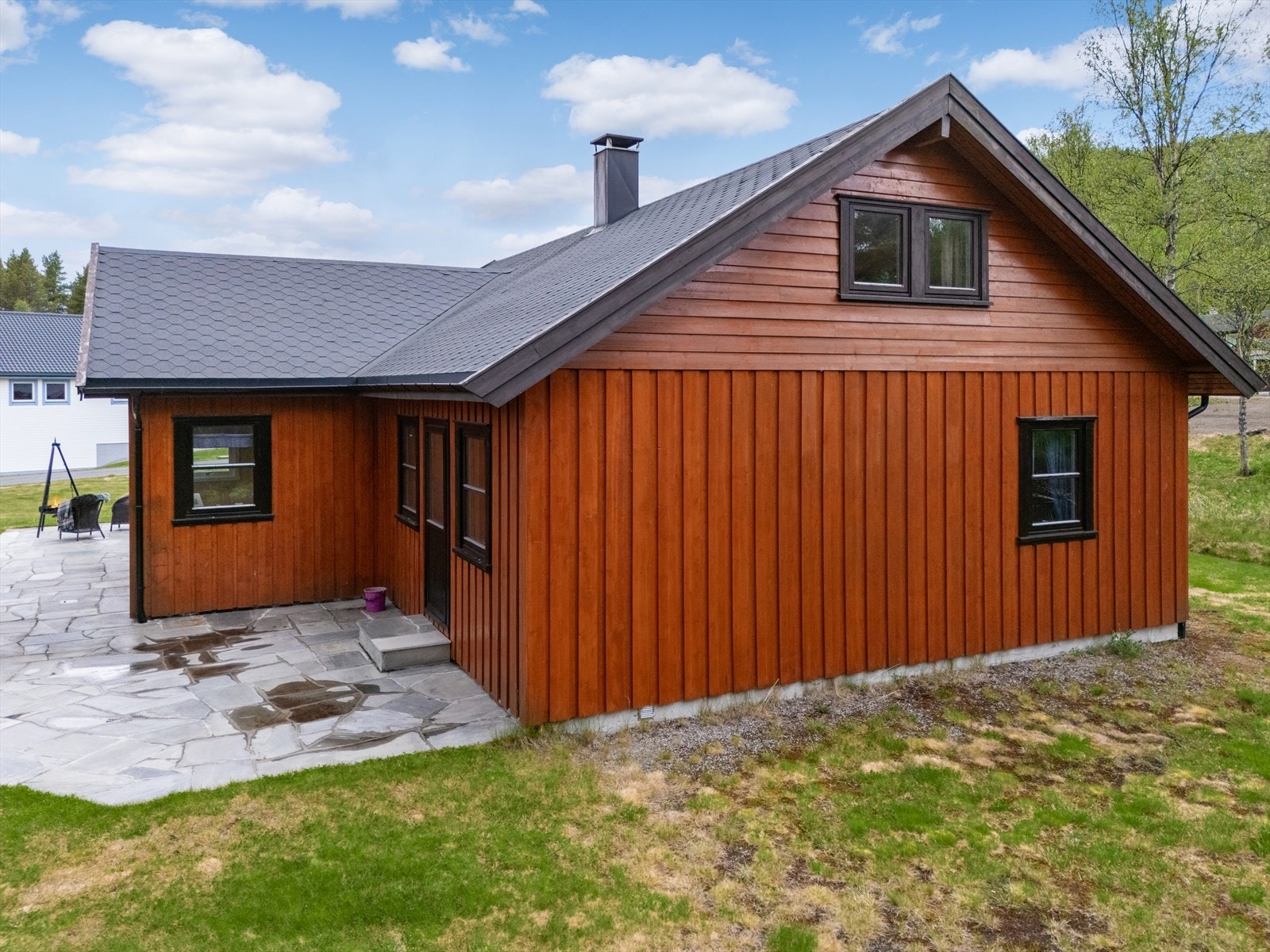 Skiferterrasse ved soverom 1 Galleribilde