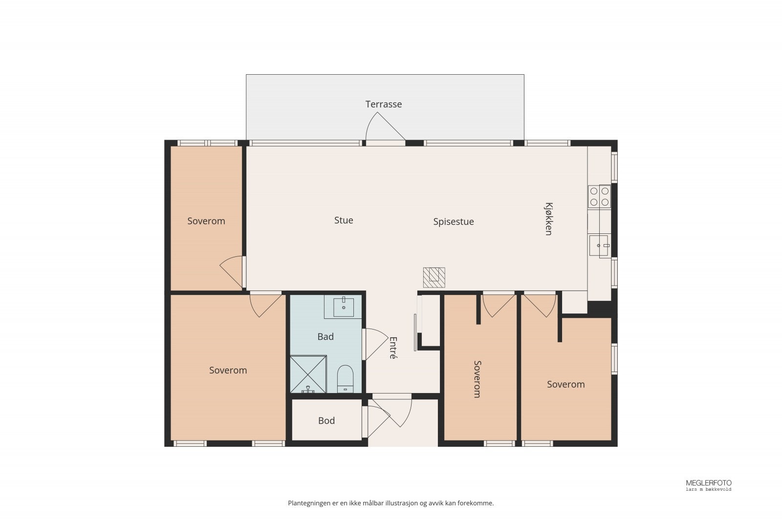 Plantegning 1. etasje. Galleribilde