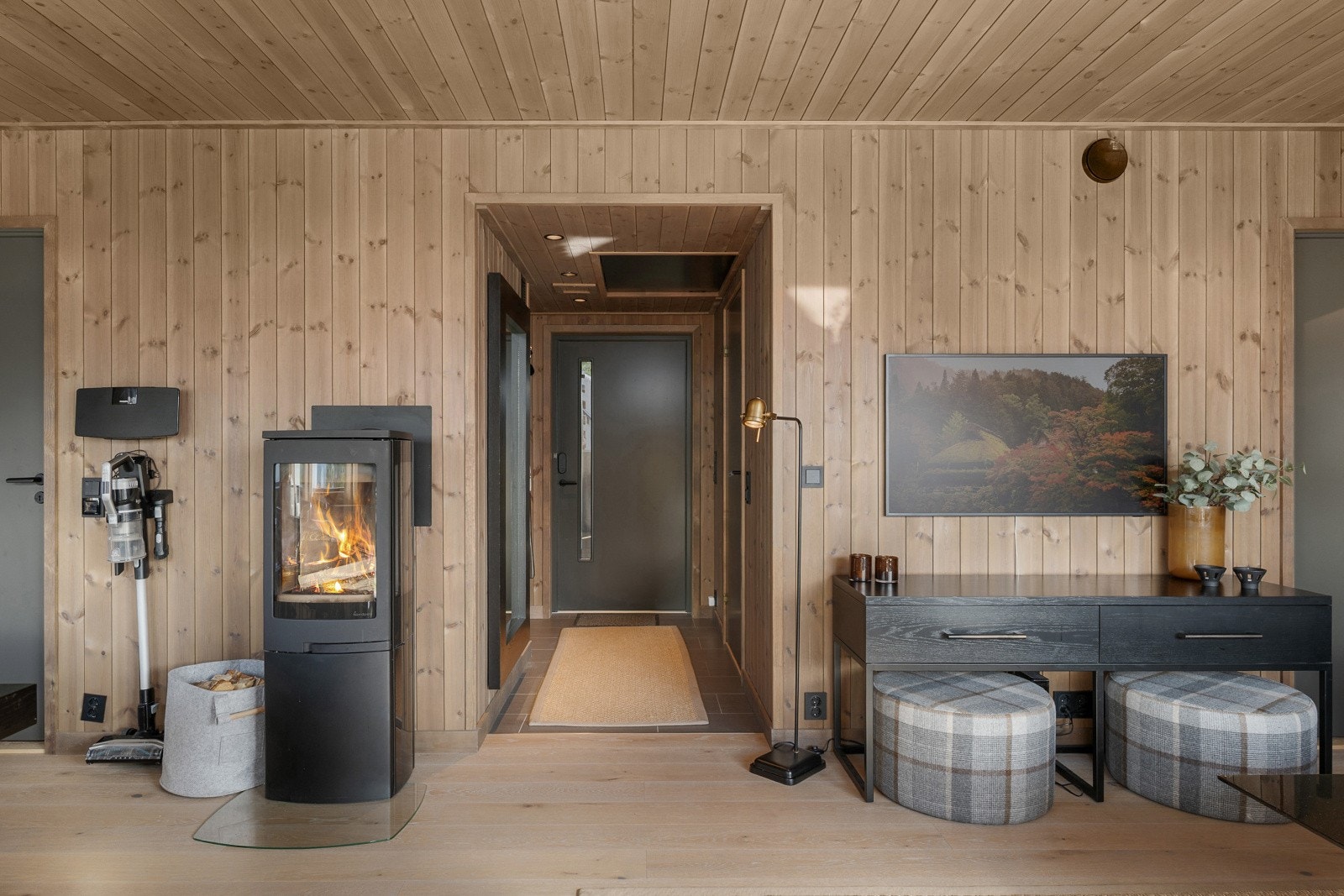 Hyggelig entré som ønsker deg velkommen inn! Galleribilde