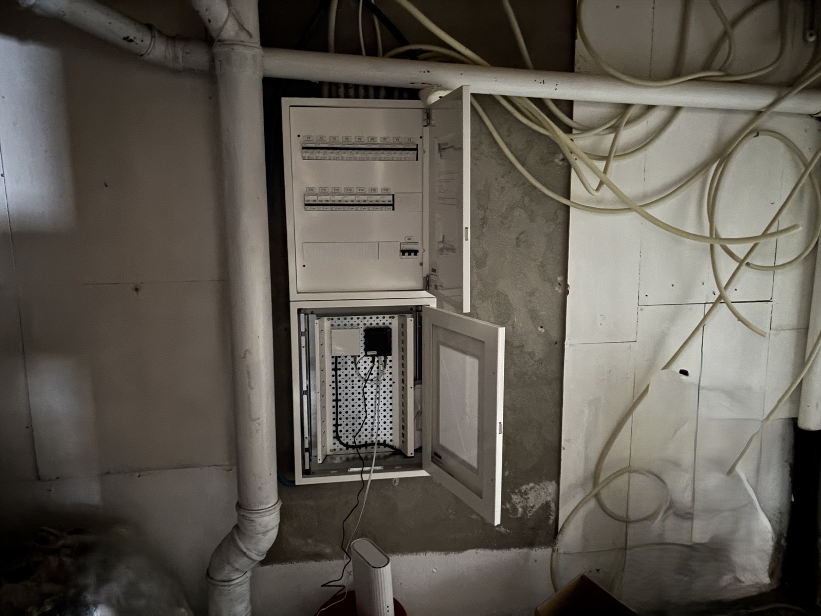 Teknisk rom i kjeller - under renovering Galleribilde