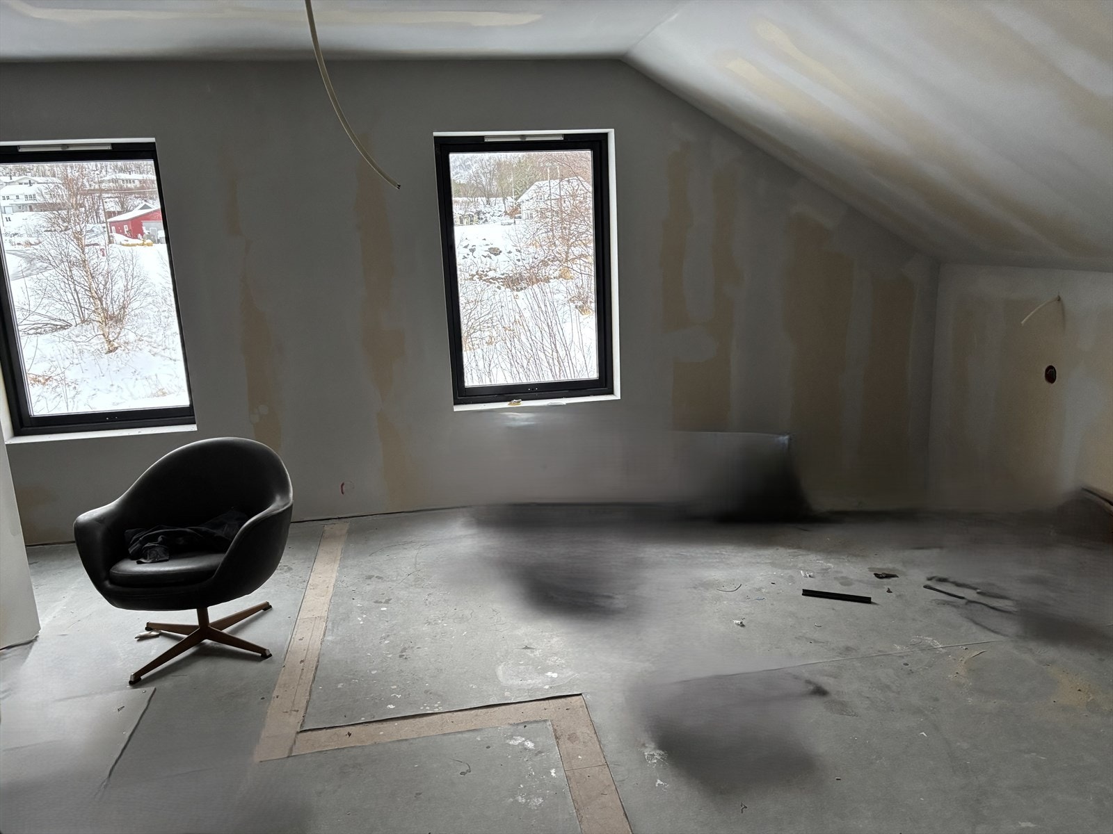 Bilde av soverom i 2 etasjen - under renovering Galleribilde