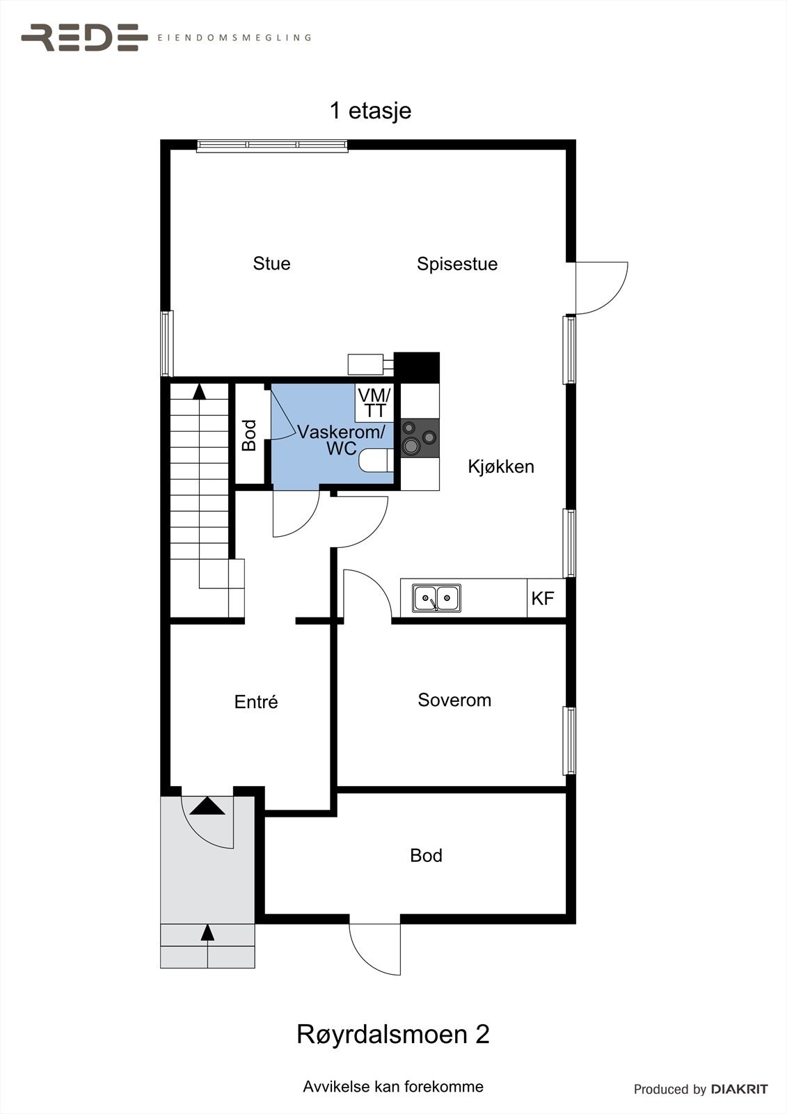 Planskisse hovedplan Galleribilde