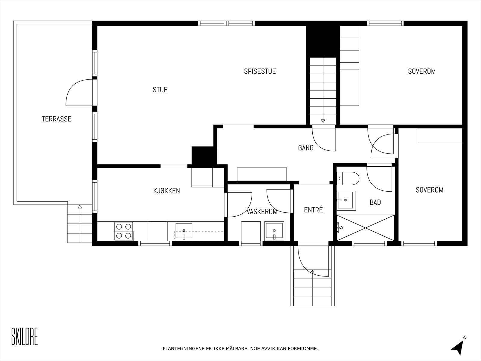 Planskisse 1.etg. sekundærbolig Galleribilde