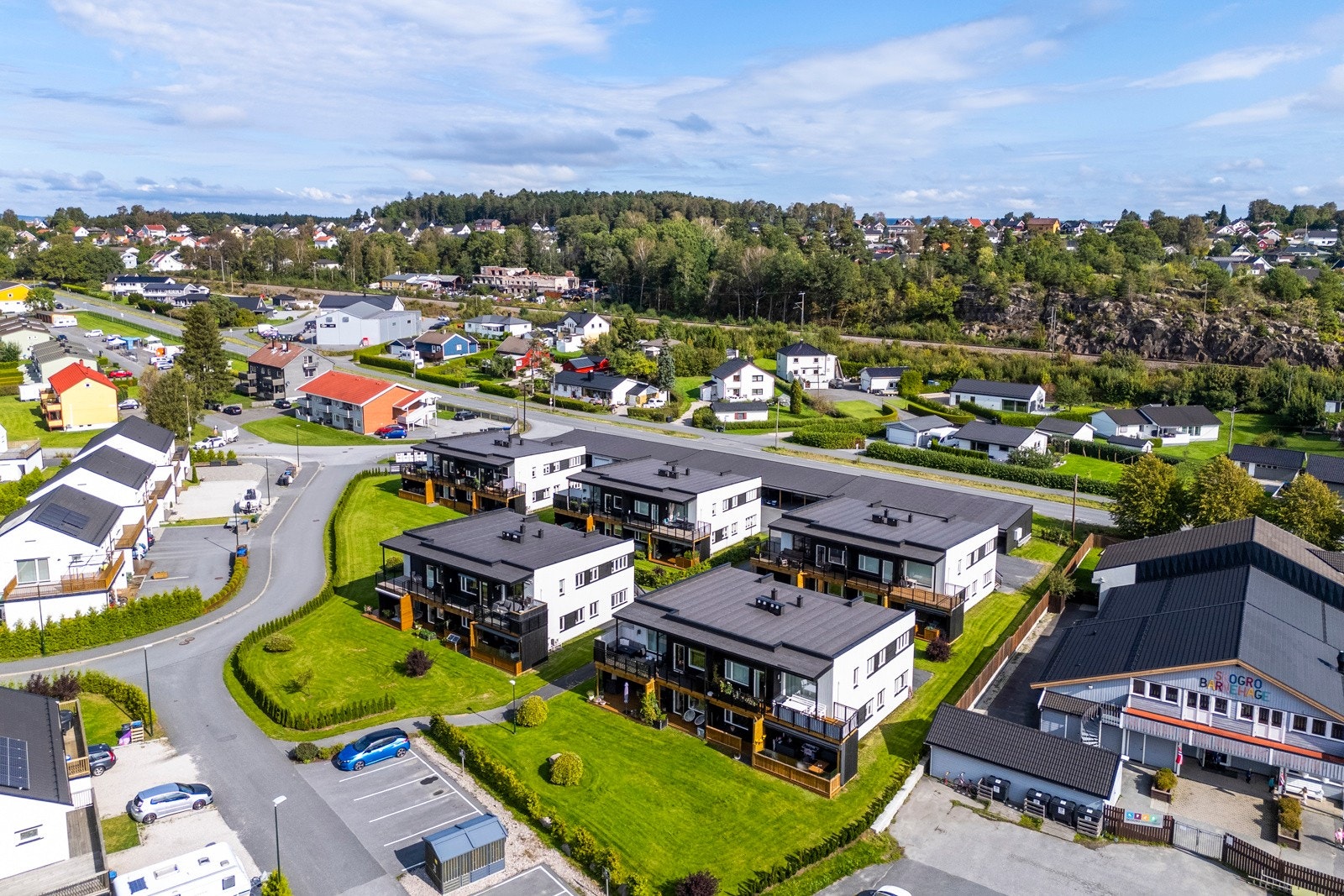 Hyggelig nabolag Galleribilde