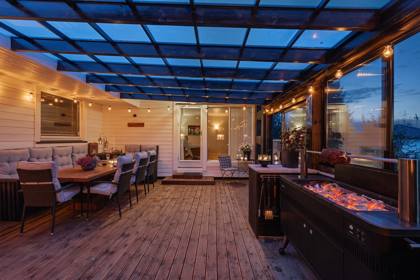 Uterommet er en anvendelig forlengelse av boligen store deler av året. Galleribilde