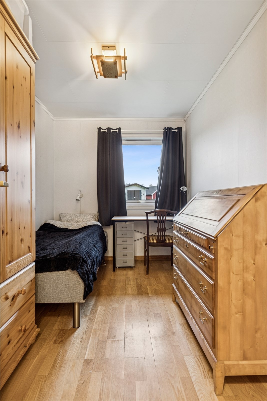 Soverommene har en fleksibel størrelse og kan innredes som barnerom, gjesterom eller kontor. Galleribilde