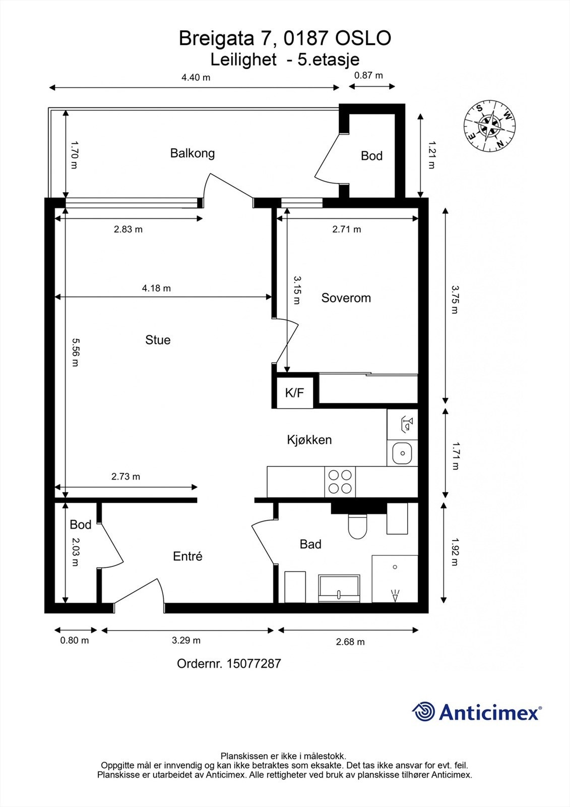 Plantegning Galleribilde