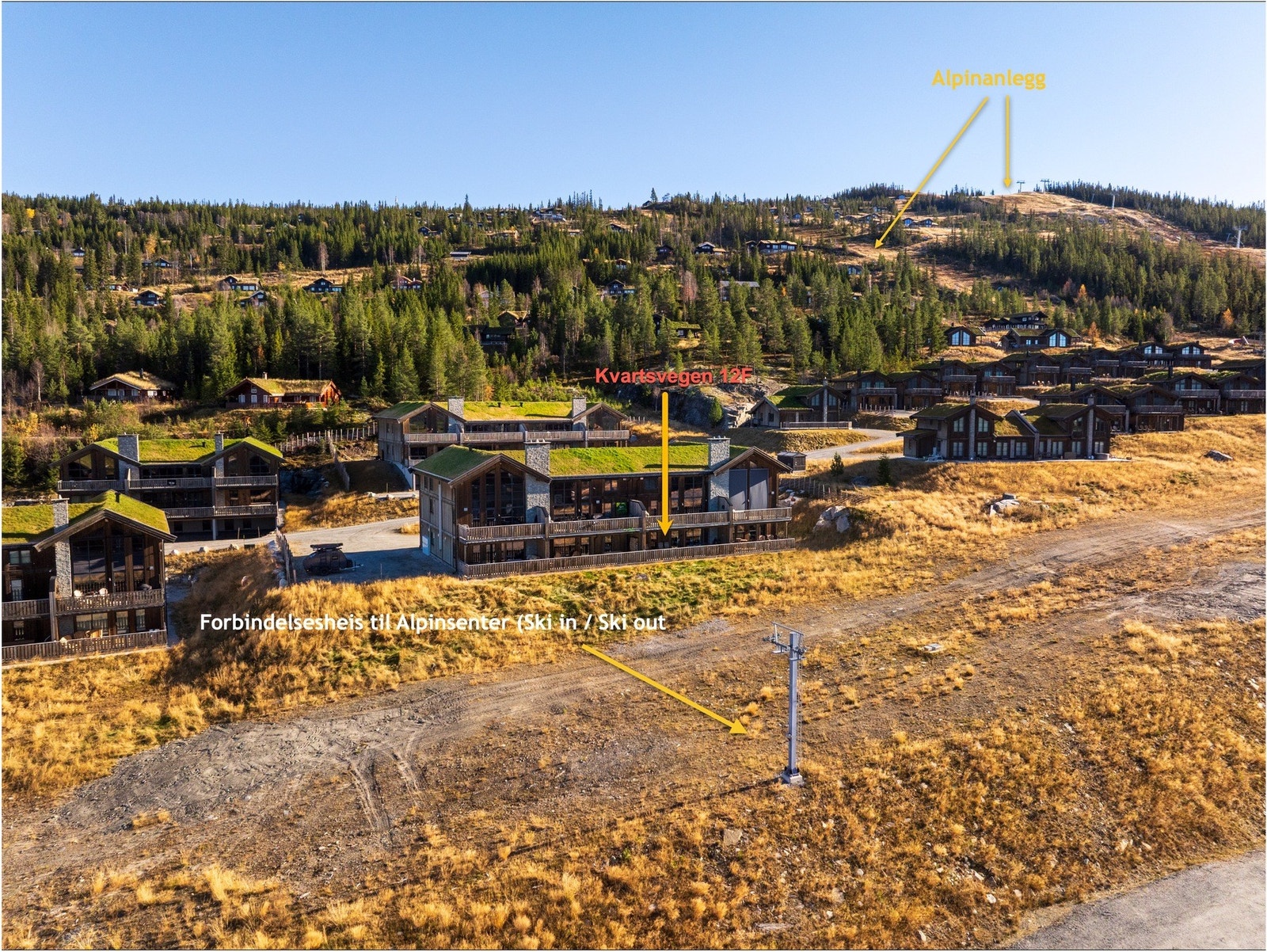Kvartsvegen 12F har en meget attraktiv beliggenhet. Foto: Pål Harald Uthus Galleribilde