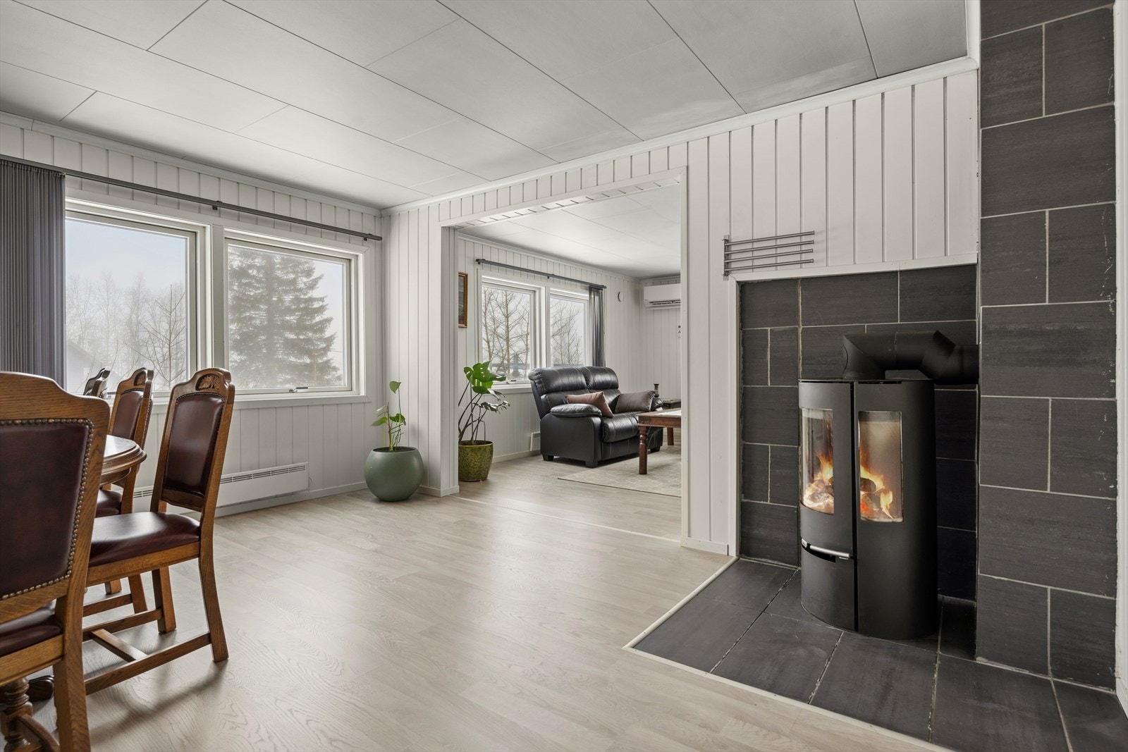 Lun og effektiv vedovn. Galleribilde