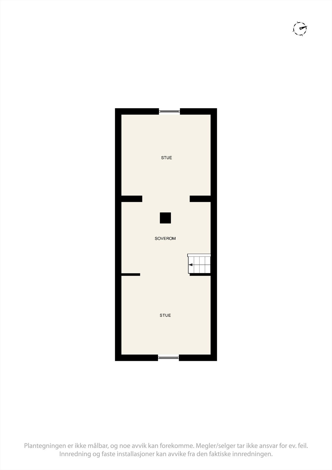 Plantegning loft Galleribilde