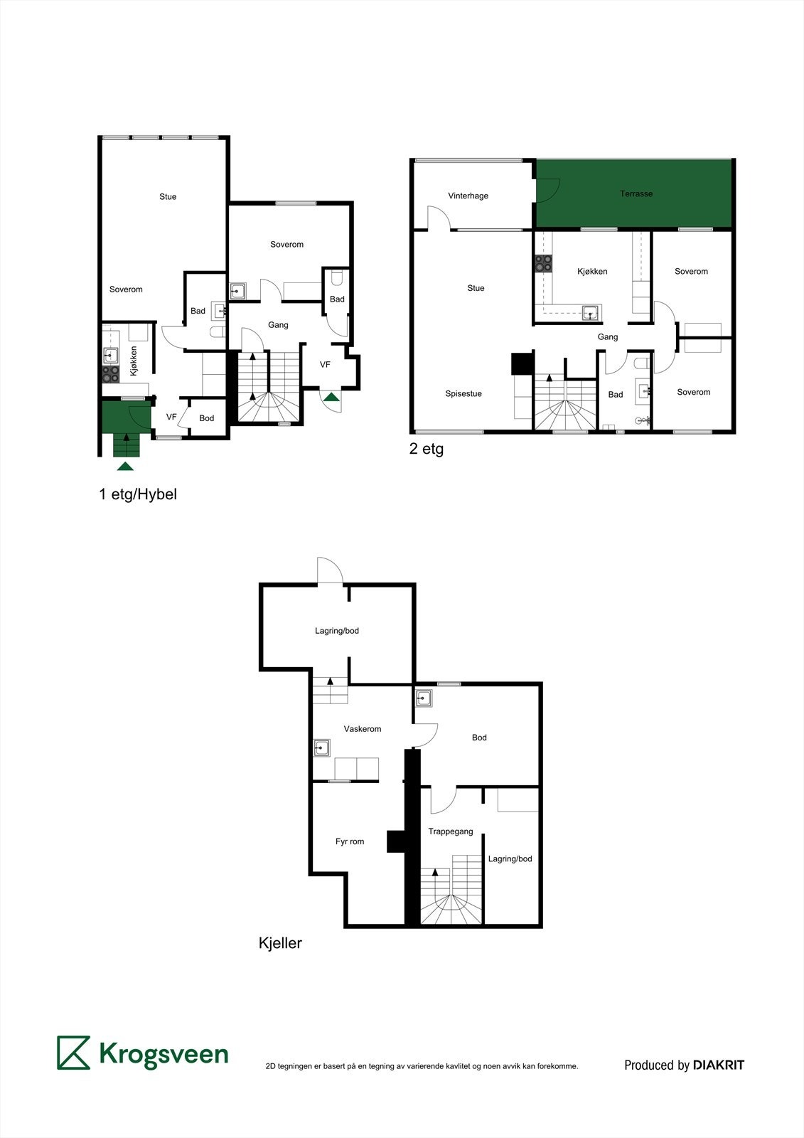 Plantegning Galleribilde