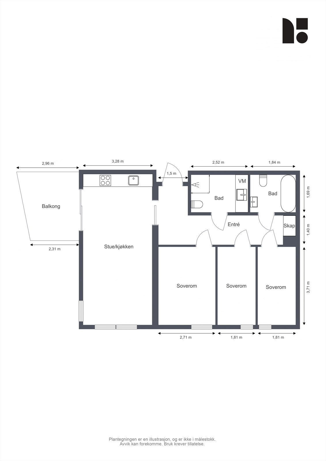 Plantegning. Galleribilde