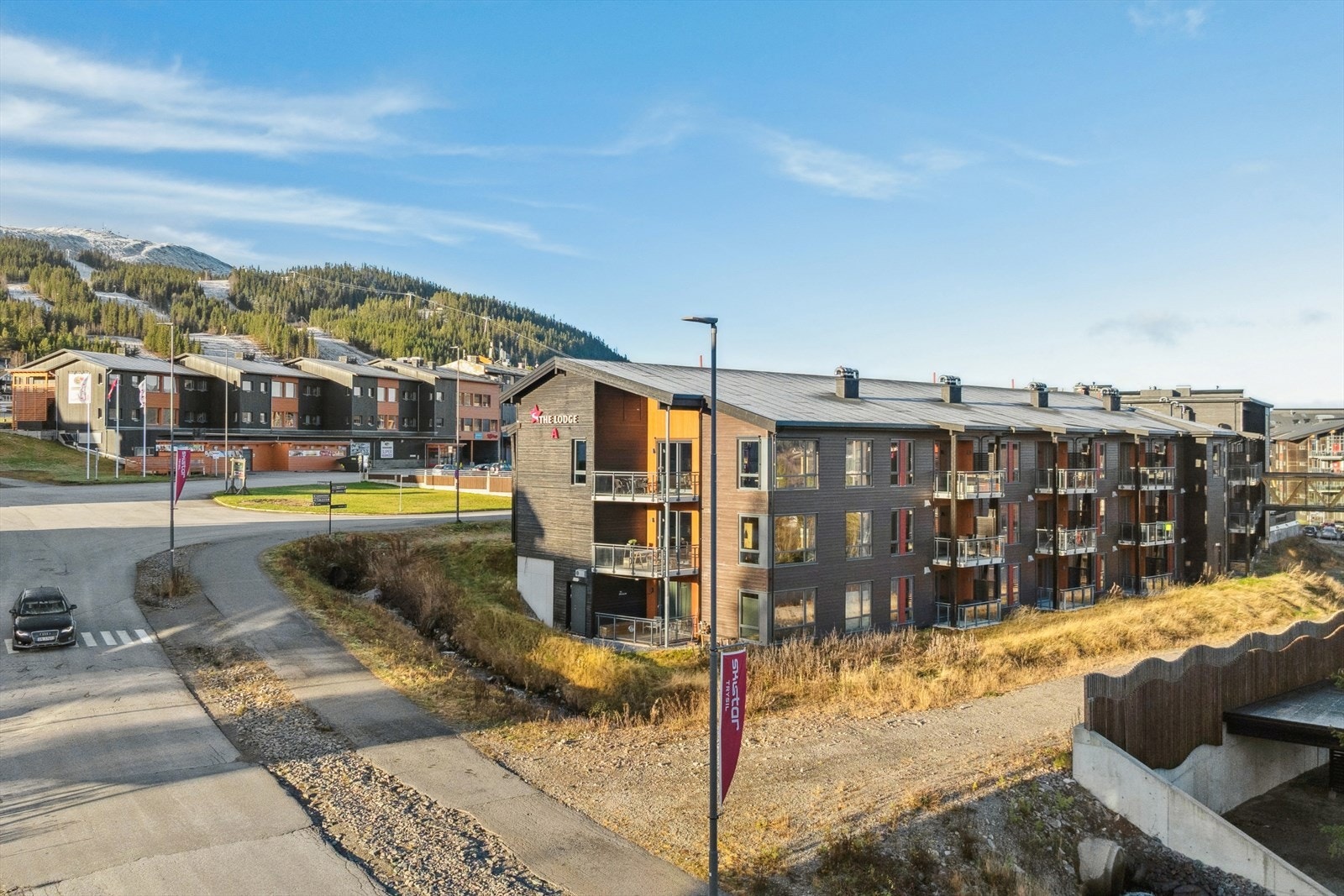 Beliggenheten gir ski-in/ski-out til Norges største alpinanlegg. Galleribilde