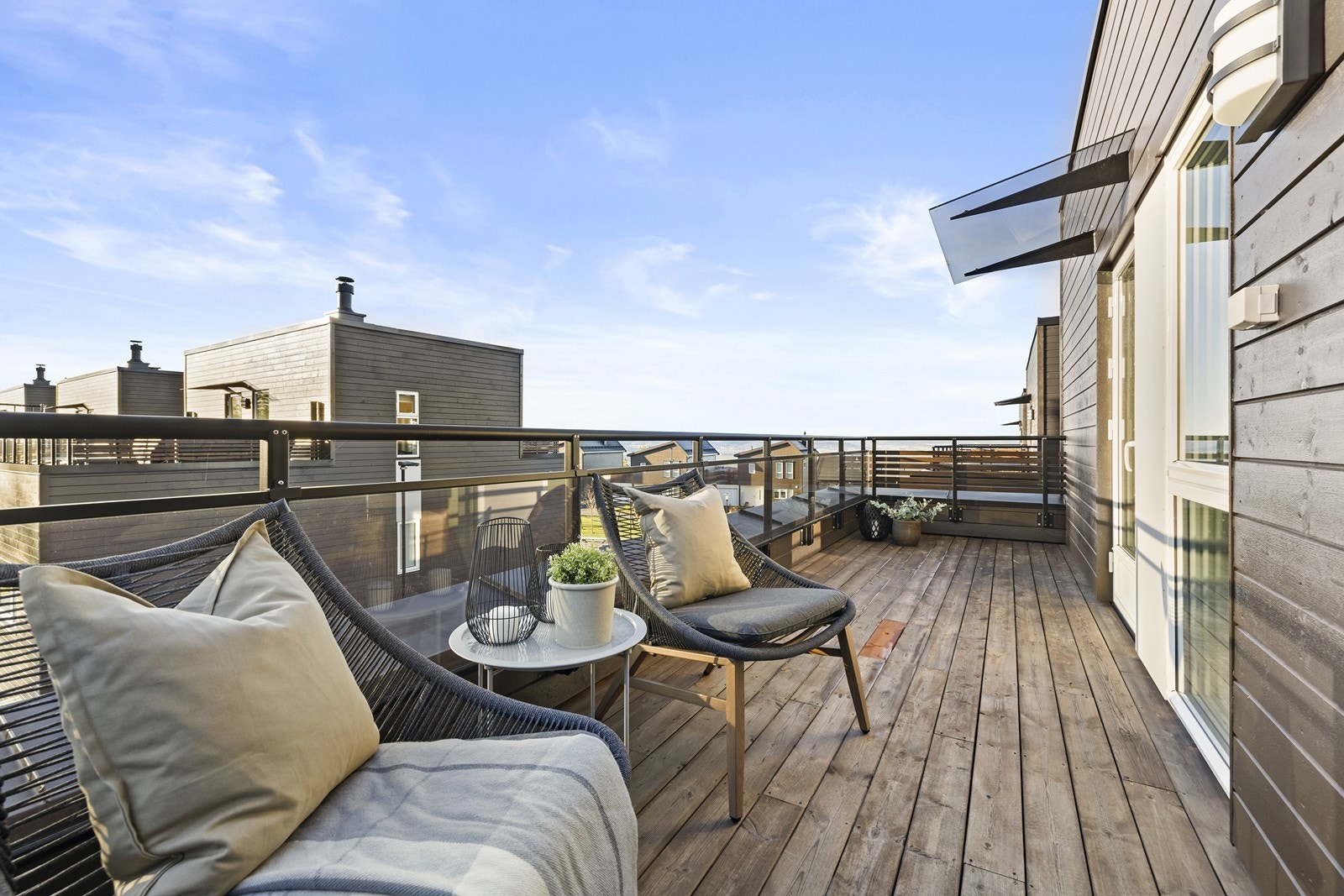 Takterrasse. Galleribilde