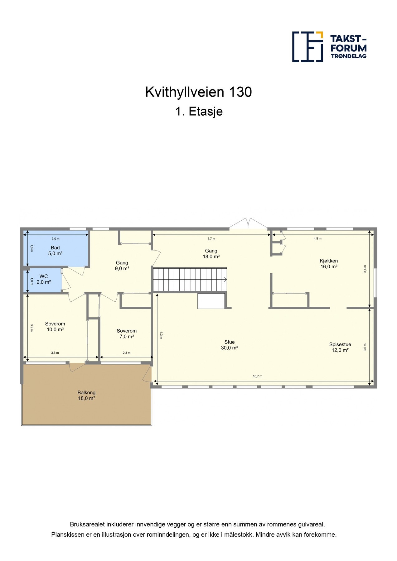 Planskisse 1.etasje. Galleribilde