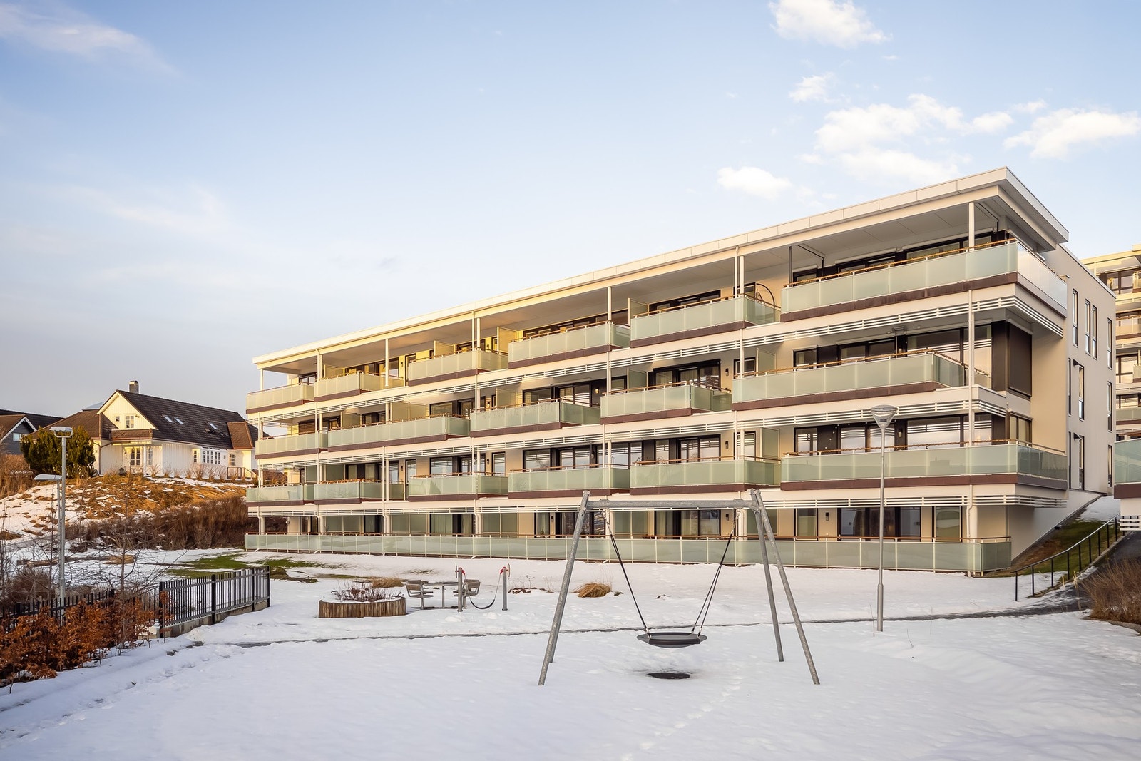 Bygget ble ferdigstilt i 2019 og har god standard. Galleribilde