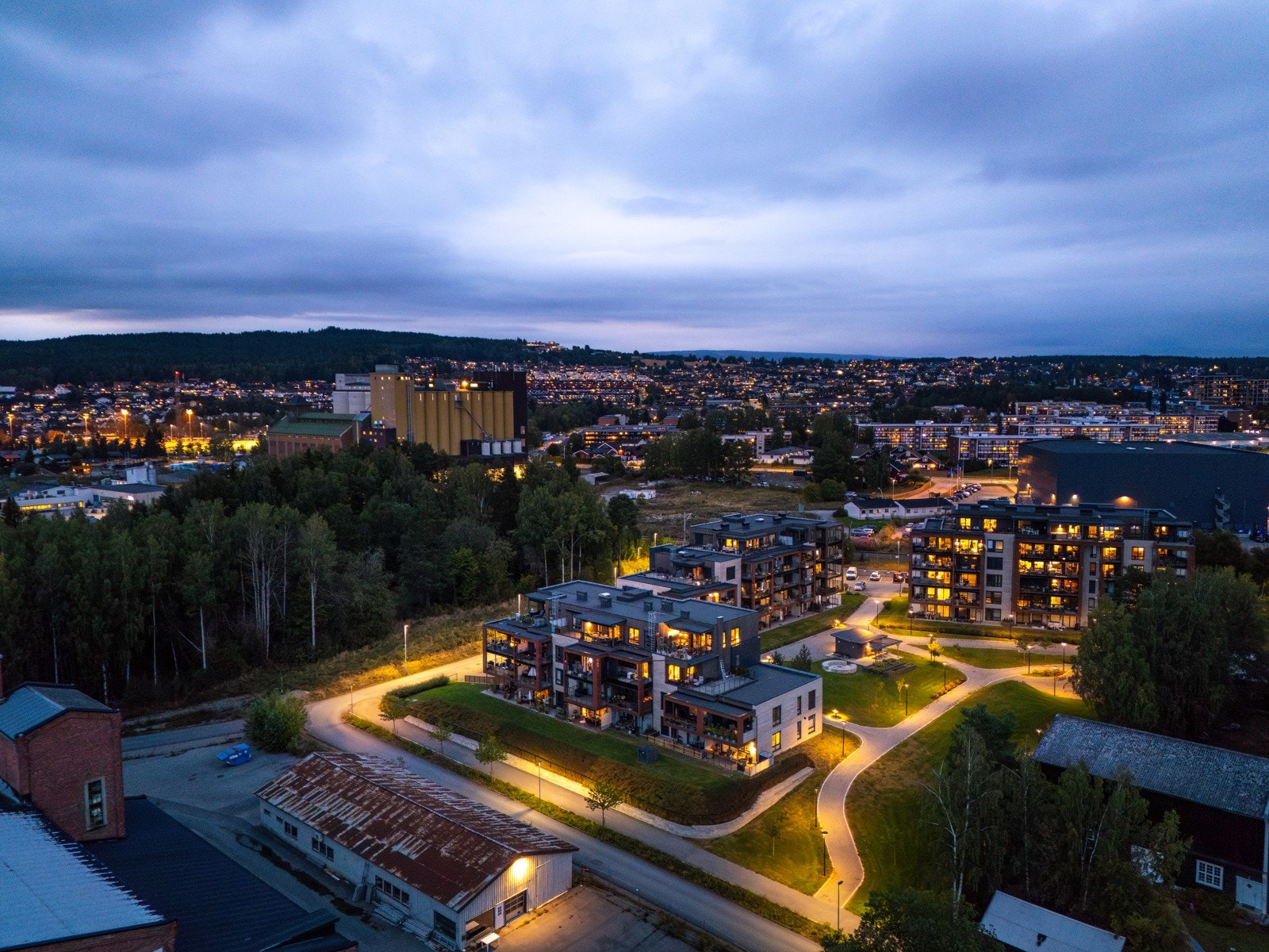 Dronefoto Galleribilde