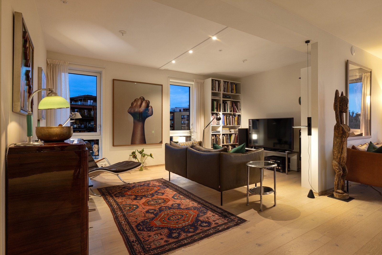 Tv-stuen kan tilbakeføres til to soverom Galleribilde