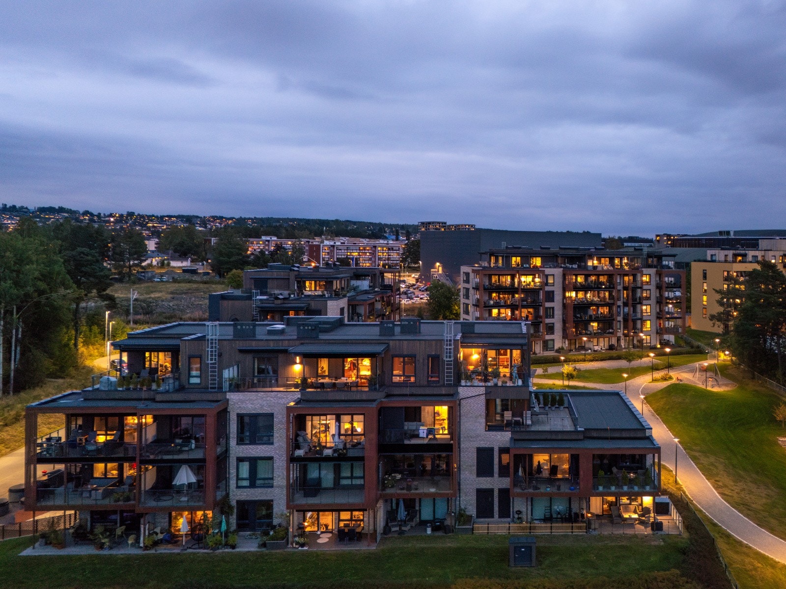 Dronefoto Galleribilde