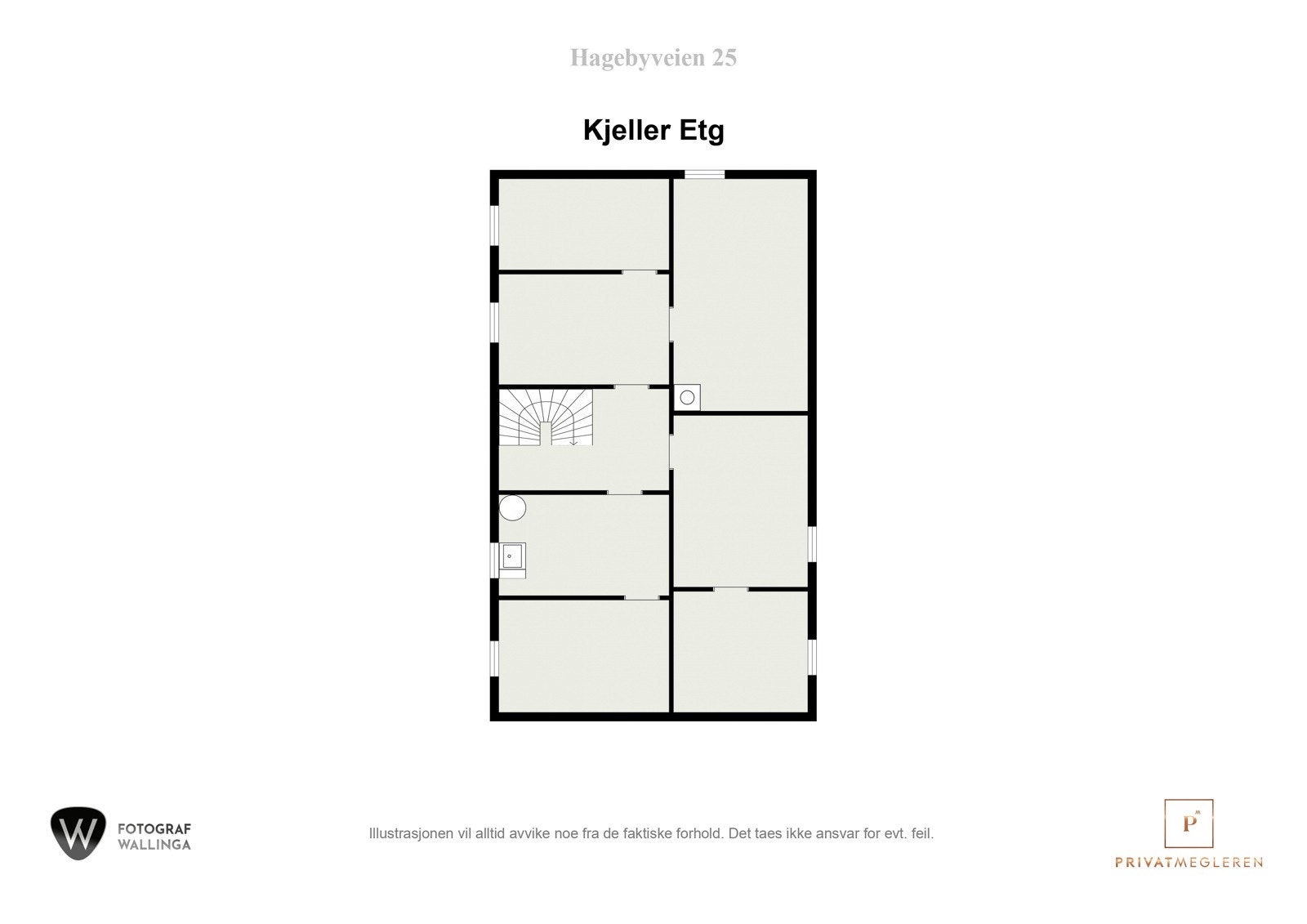 Plantegning kjeller Galleribilde
