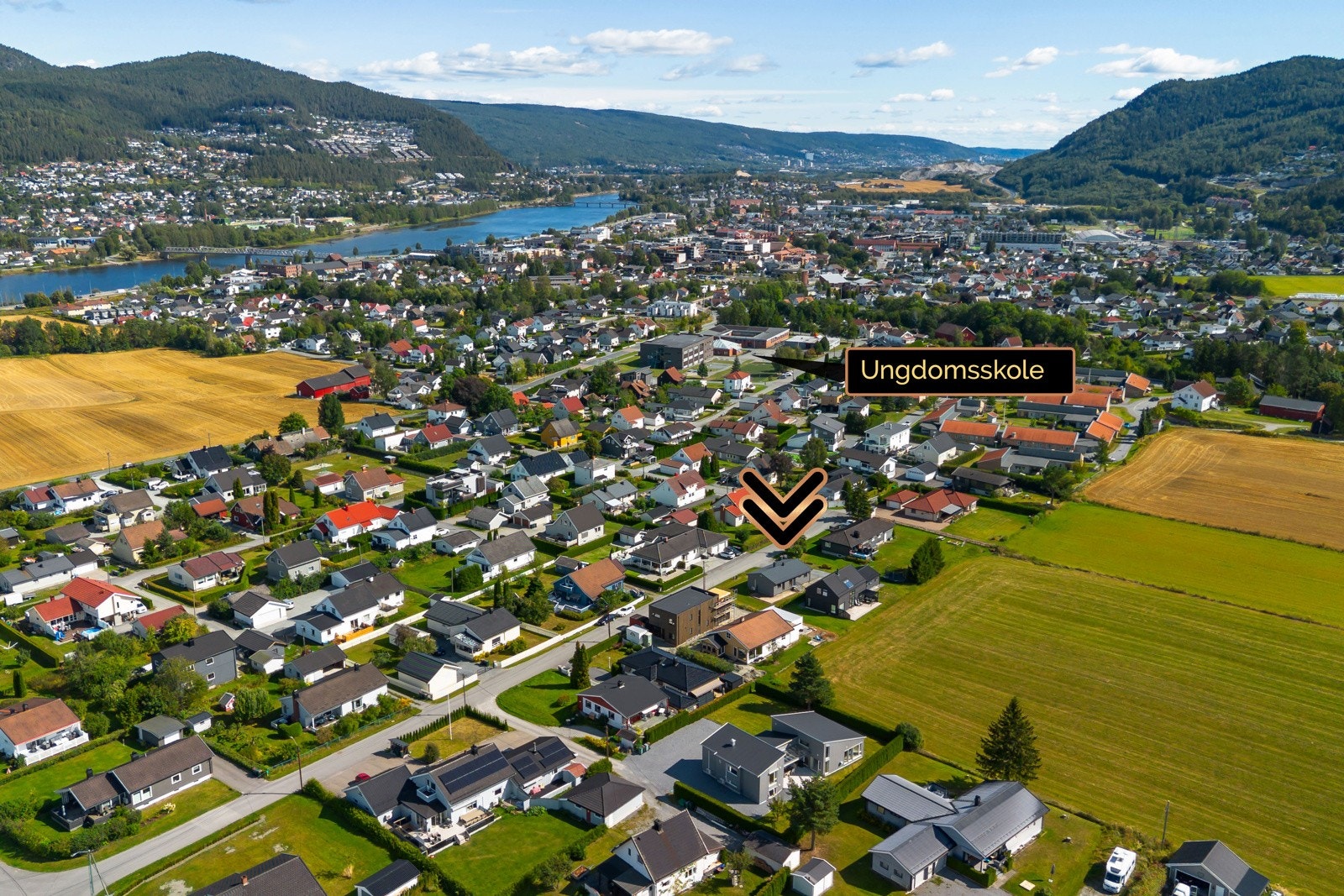 Det er kort gangavstand til ungdomsskole Galleribilde