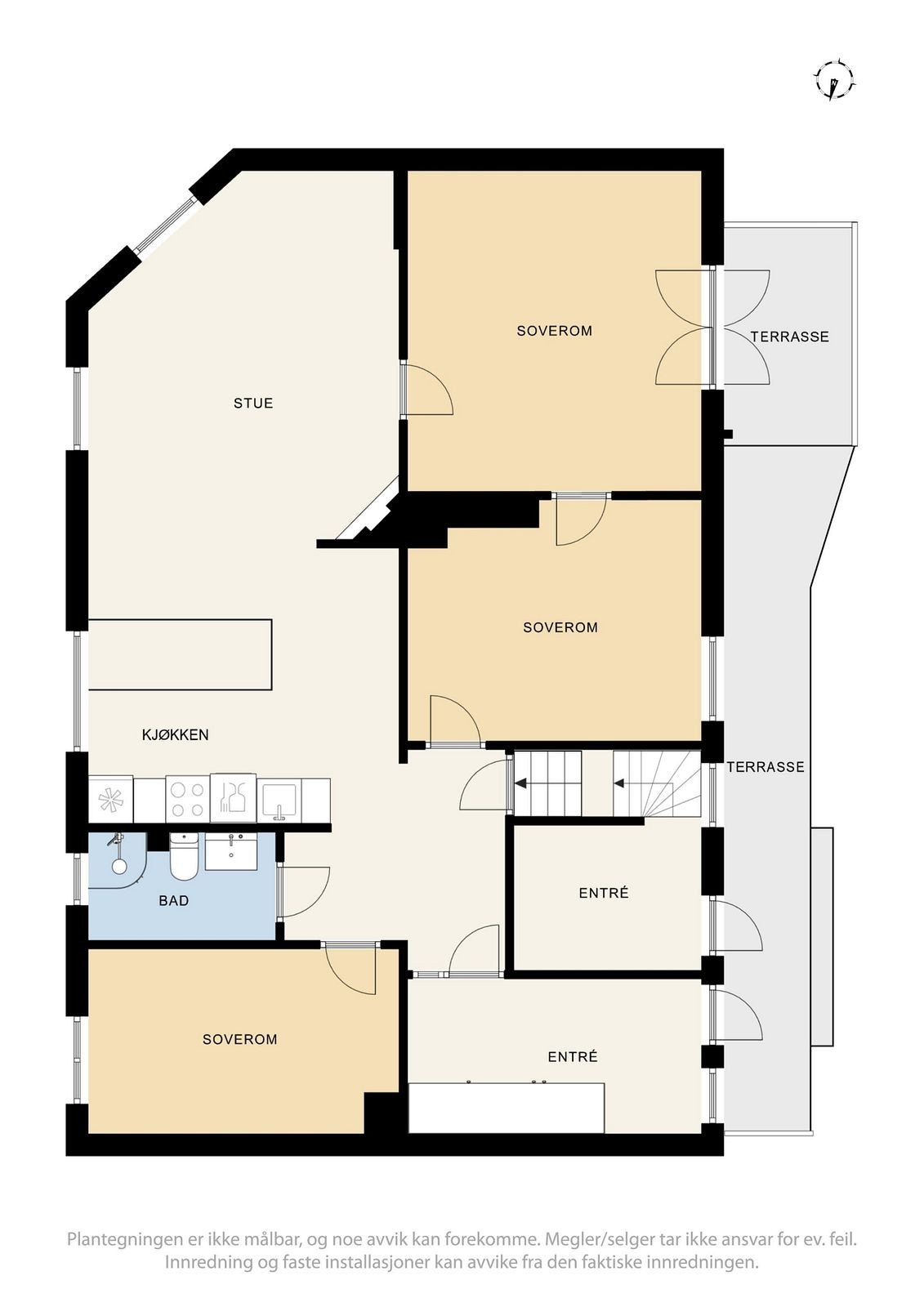 Plantegning Galleribilde