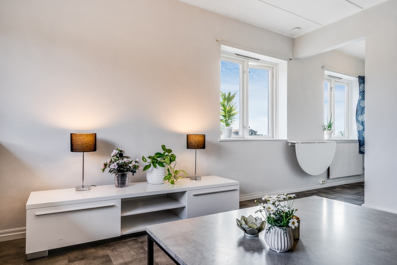 Leiligheten har smarte løsninger som sikrer optimal arealutnyttelse. Galleribilde