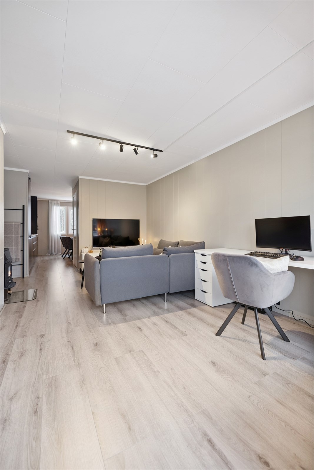 Leiligheten har en arealeffektiv planløsning med god plass til ulike møbleringssoner. Galleribilde