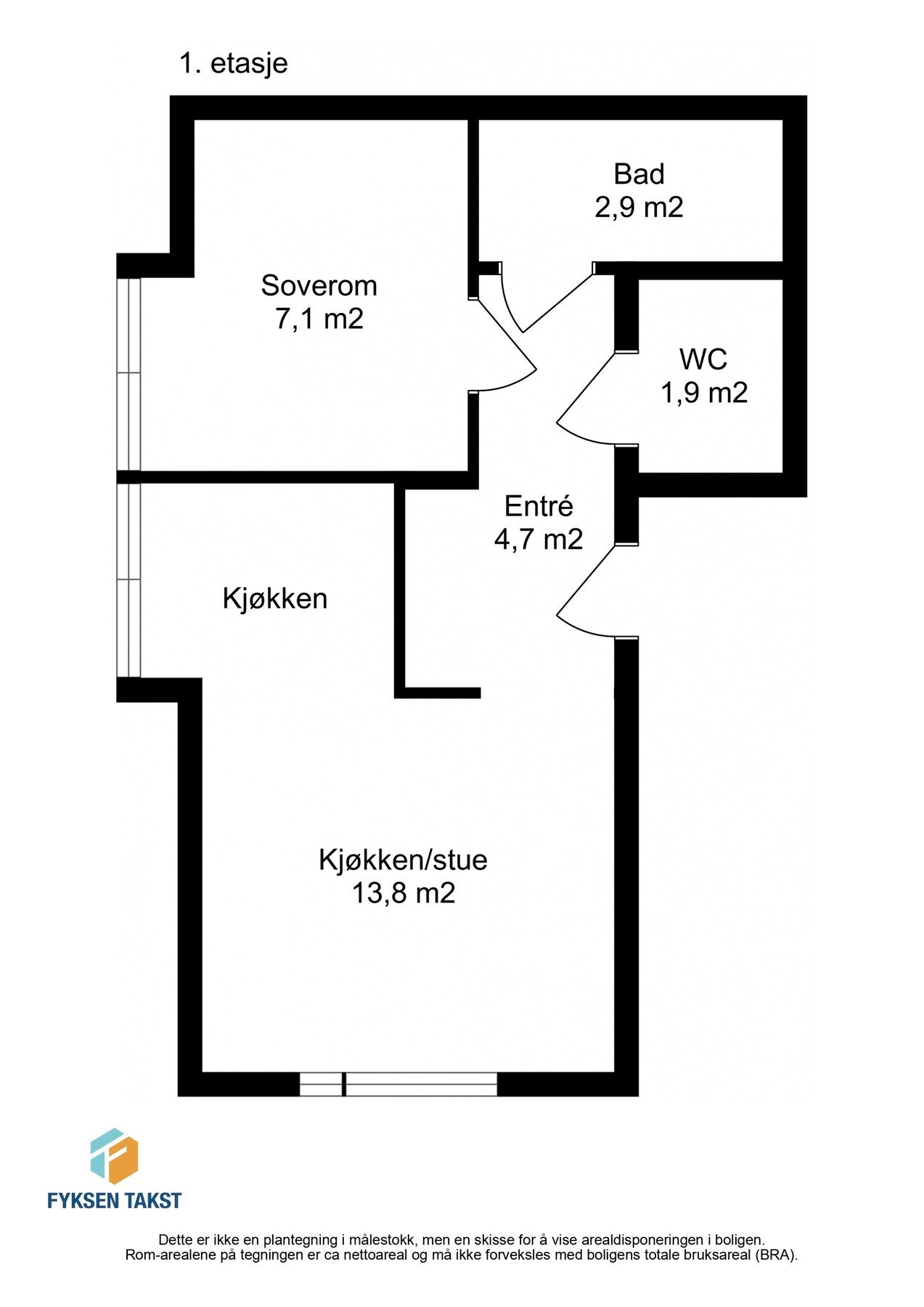 Gjør deg kjent med plantegning. Galleribilde