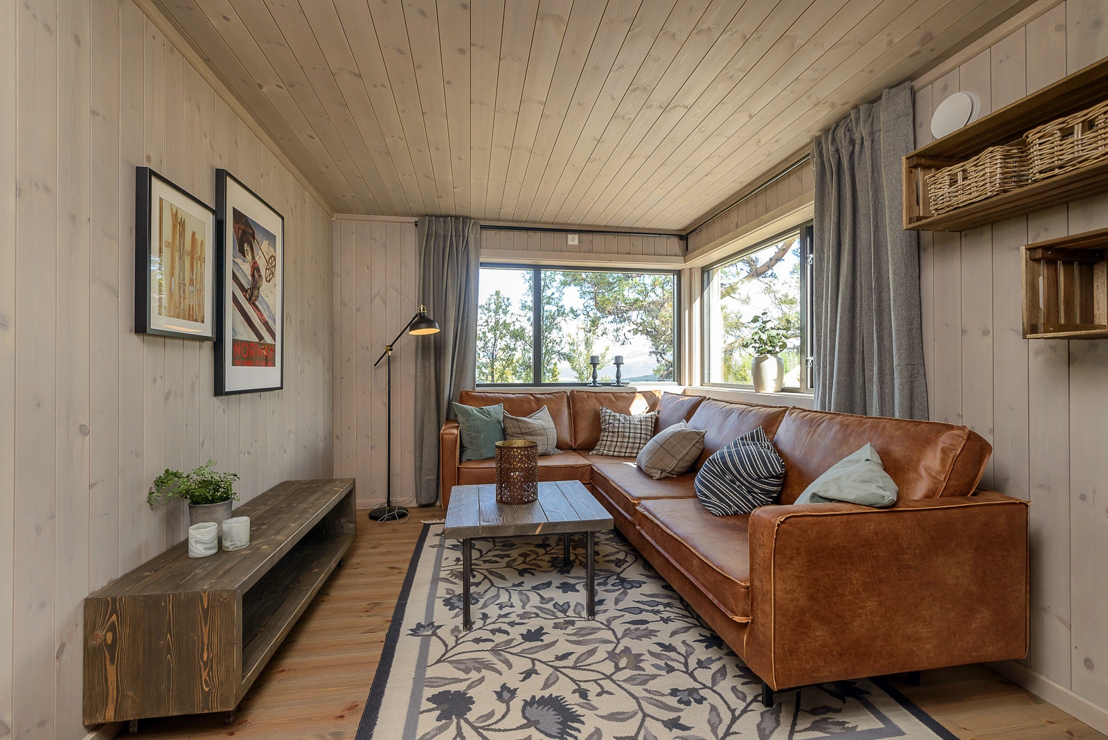 Koselig TV-stue. Galleribilde